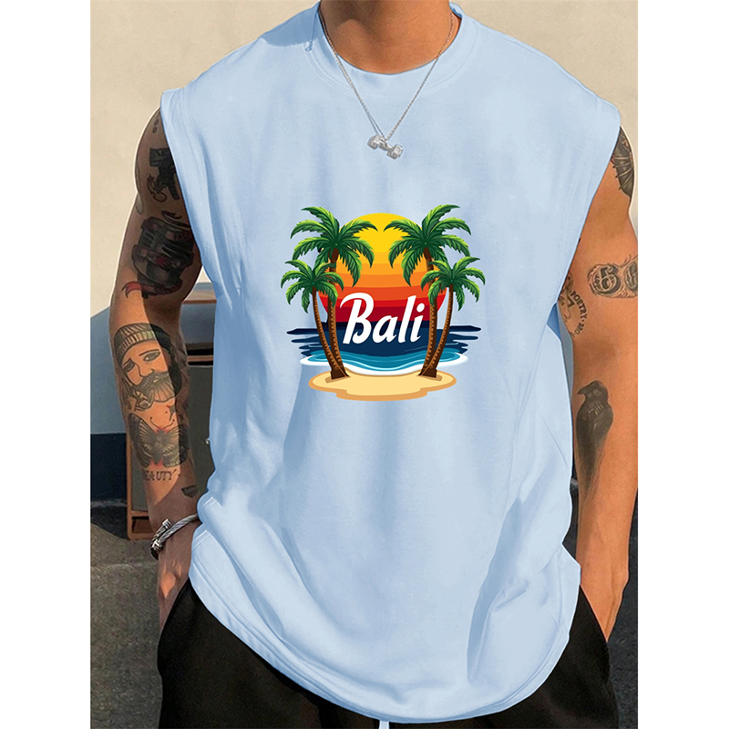 3D Printing Bali - Débardeur d'été à motif Bali pour