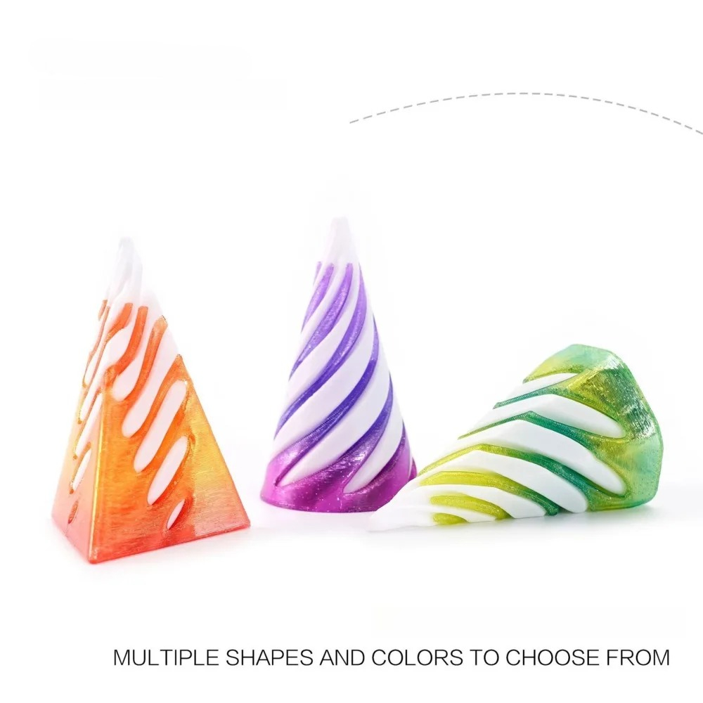 3D Printing Liquid - Jouets rotatifs à vis hélicoïdale imprimés
