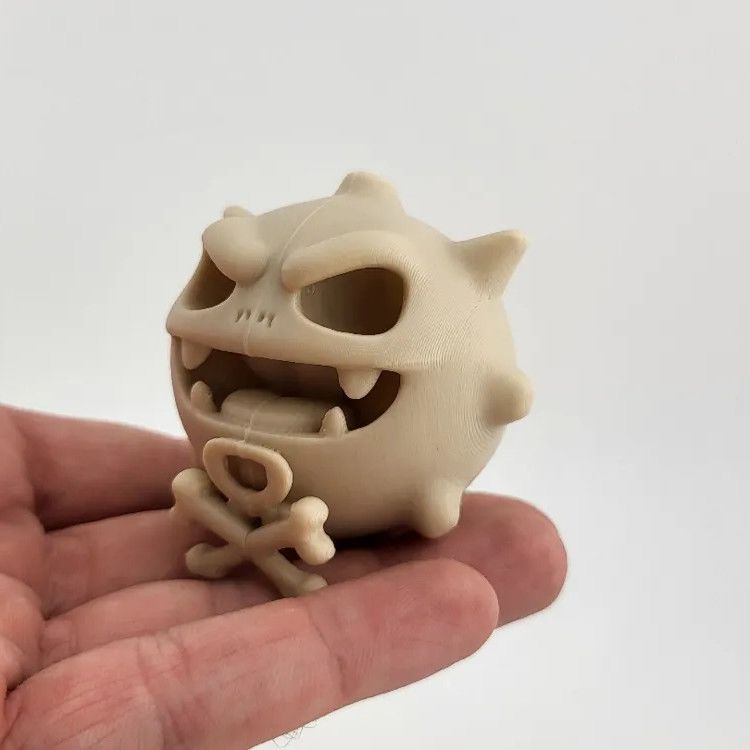 3D Printing Examples - Figurine Pokémon Fossilisé Squelettique Imprimée en