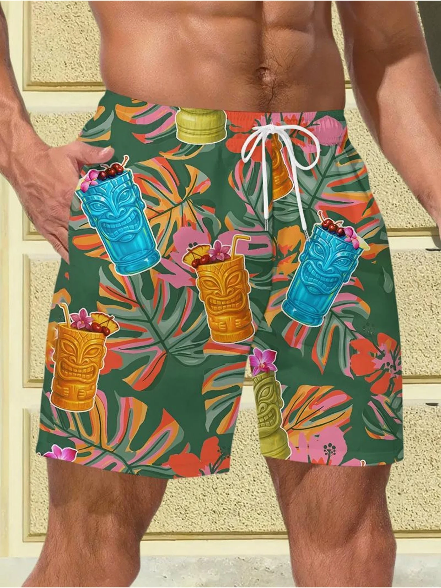 Short de plage pour hommes, mo - 3D Printing Bali avis et prix