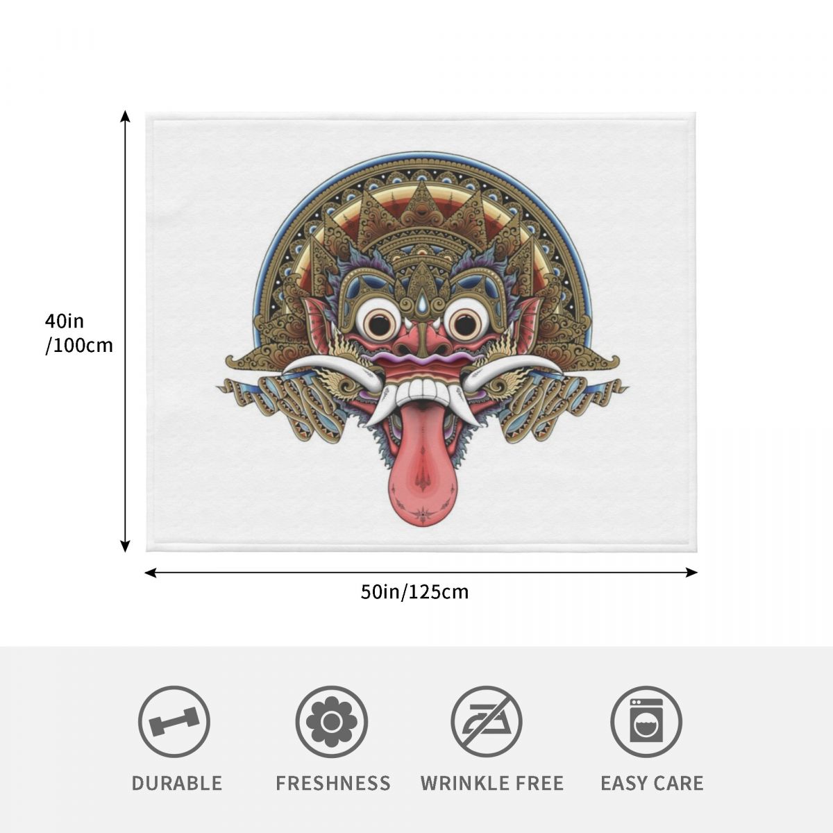Couverture en tissu Bali Boma, - 3D Printing Bali avis et prix