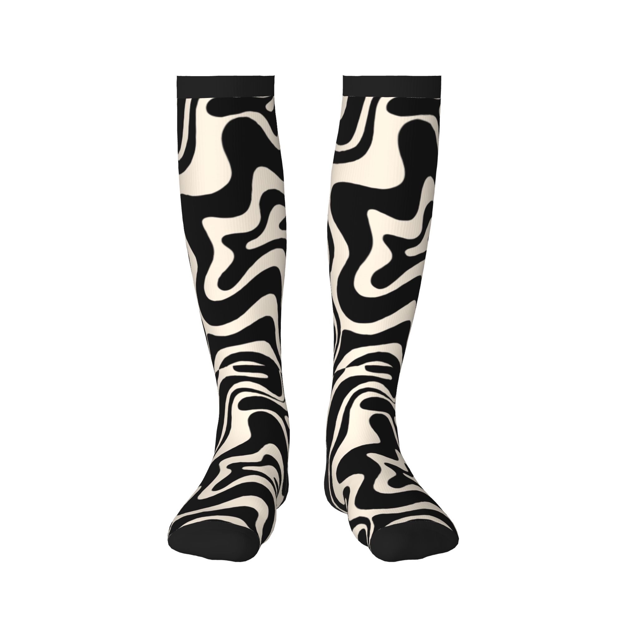Chaussettes à motif abstrait F - 3D Printing Liquid avis et prix