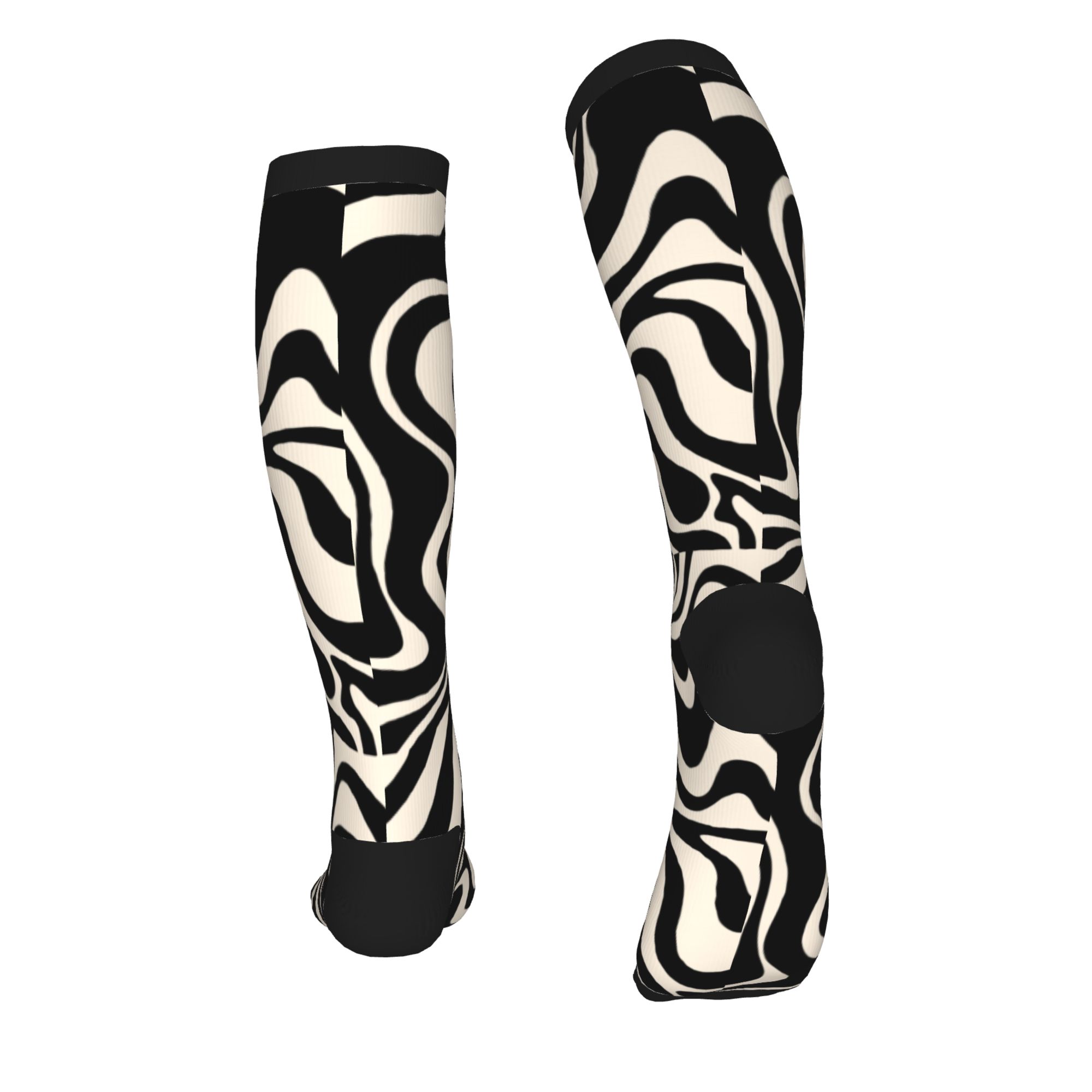 Chaussettes à motif abstrait F - 3D Printing Liquid avis et prix