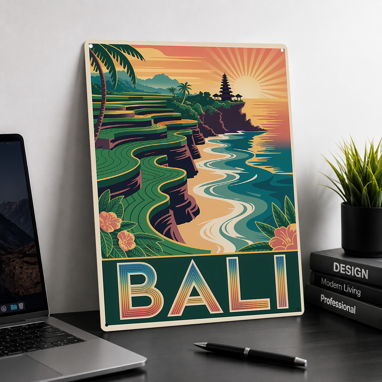 Affiche imprimée en texture 3D - 3D Printing Bali avis et prix