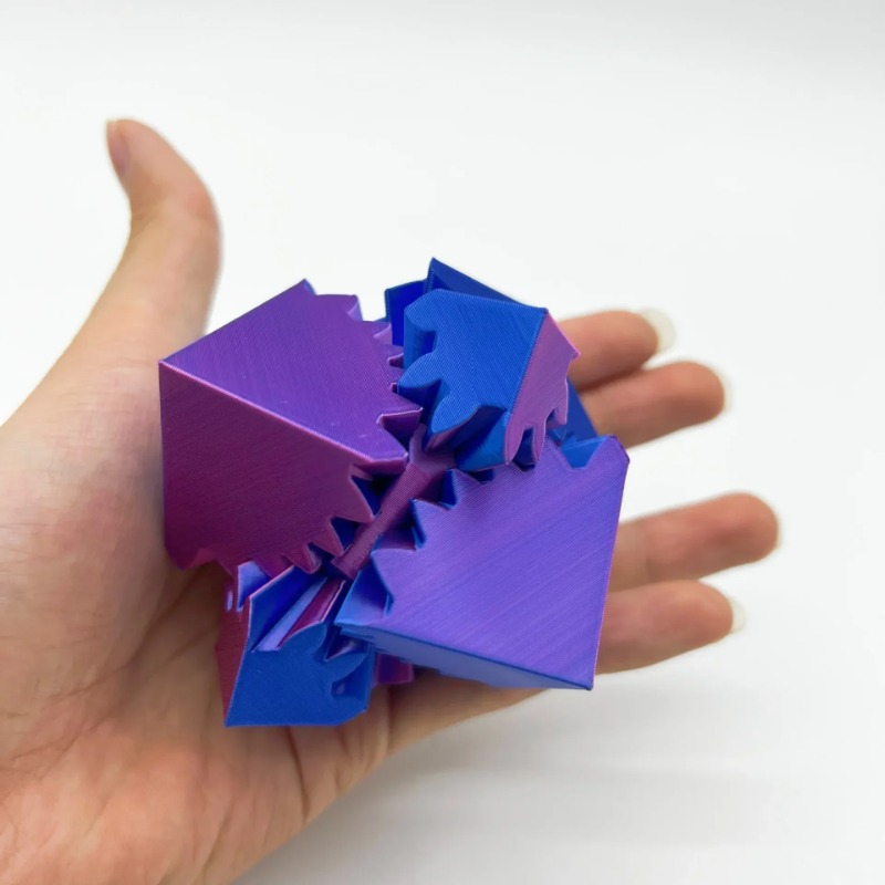 Cube rotatif imprimé en 3D, dé - 3D Printing Examples avis et prix