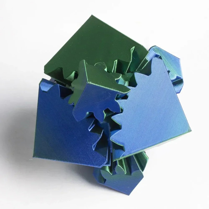 Cube rotatif imprimé en 3D, dé - 3D Printing Examples avis et prix