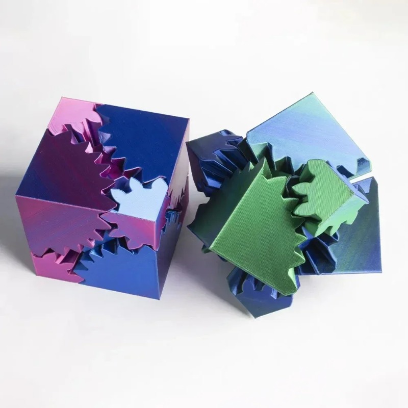 Cube rotatif imprimé en 3D, dé - 3D Printing Examples avis et prix