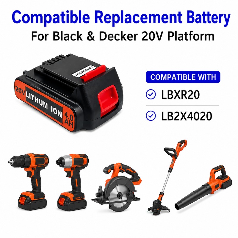 Batterie 20V 6.0Ah pour outils - Black+Decker Tool Cordless avis et prix