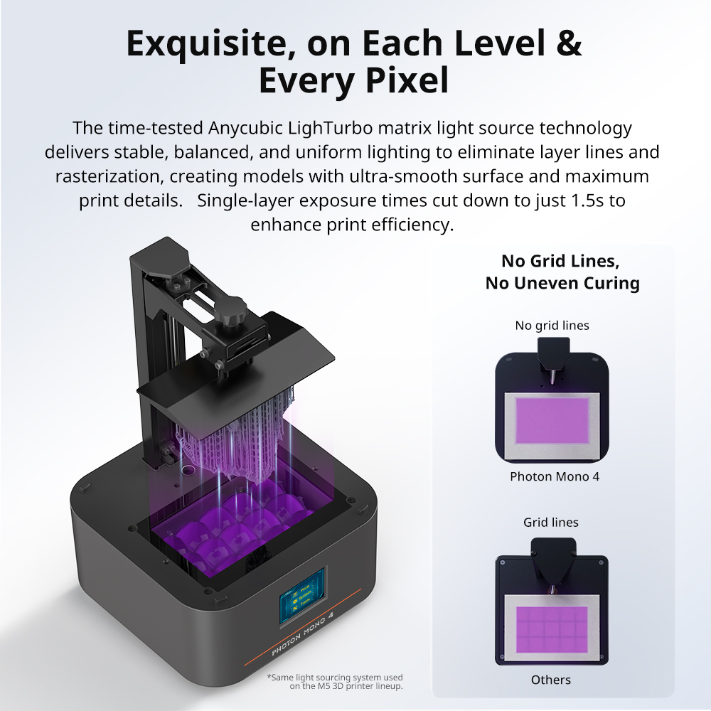 Préval ANYCUBIC Photon Mono 4  - 3D Printing Liquid avis et prix
