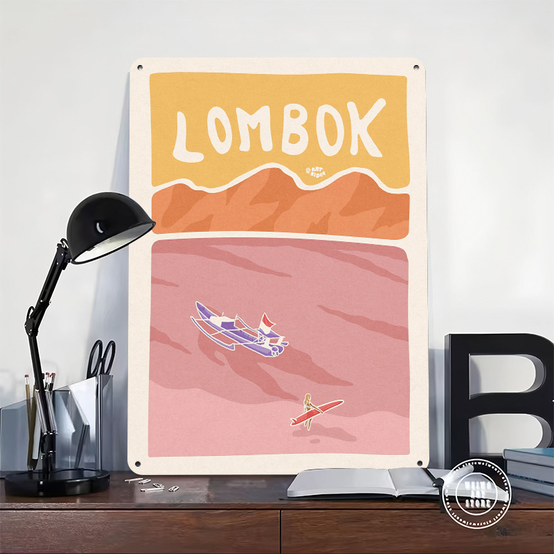 Affiche de surf Bali Lombok, r - 3D Printing Bali avis et prix