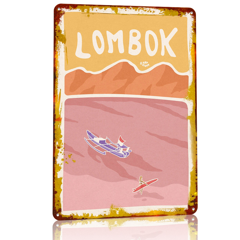 Affiche de surf Bali Lombok, r - 3D Printing Bali avis et prix