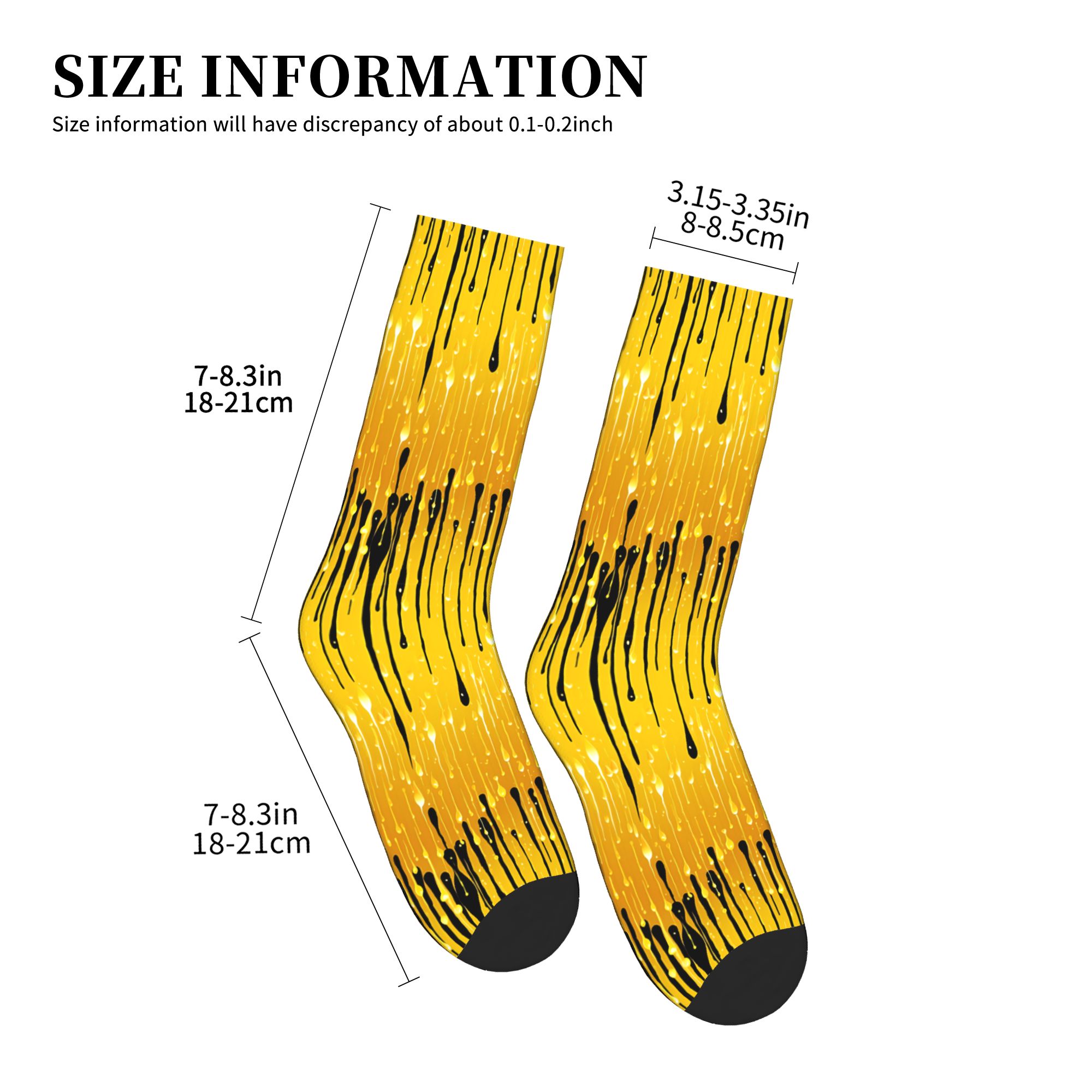Chaussettes amusantes pour hom - 3D Printing Liquid avis et prix